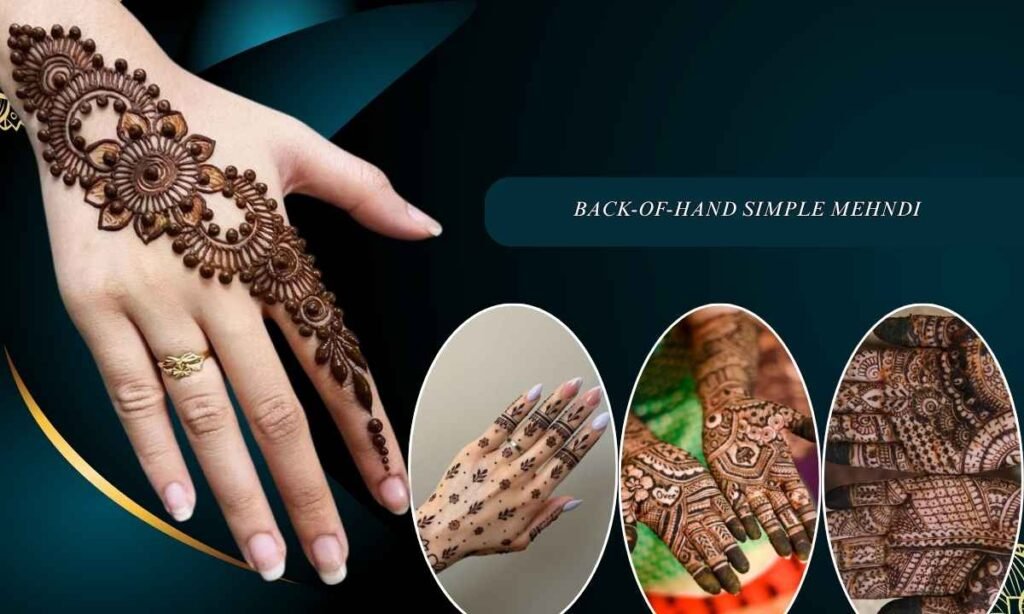 Back-of-Hand Simple Mehndi