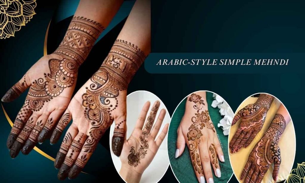 Arabic-Style Simple Mehndi