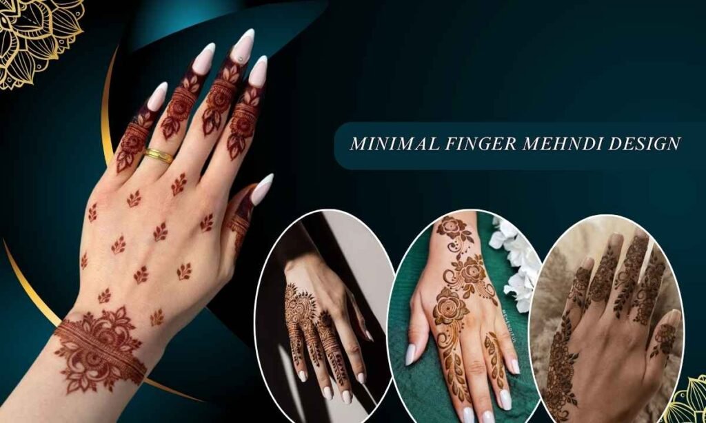 Minimal Finger Mehndi Design
